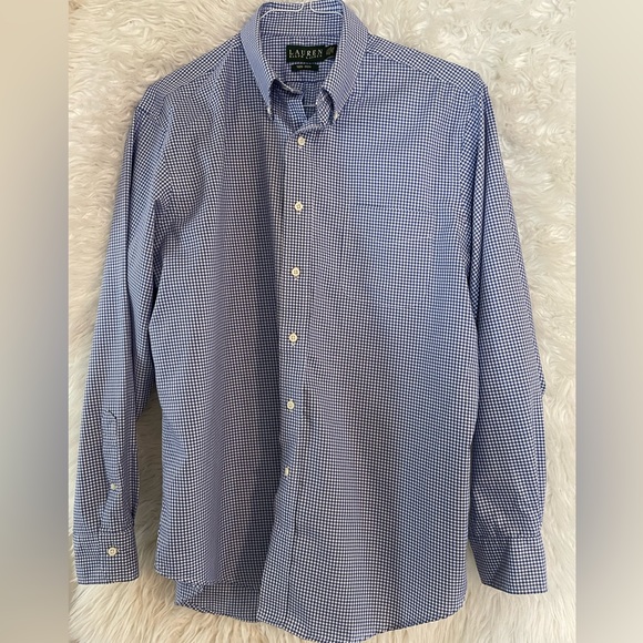 Ralph Lauren long sleeve button down shirt, men's size M / eaa492395